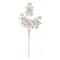 30" Christmas Artificial Glittered Leaves Sprays, 3ct.